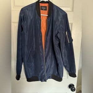Active Navy Blue Bomber Jacket
